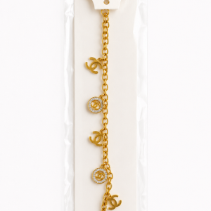 Luxury Gold Charm Link Bracelet