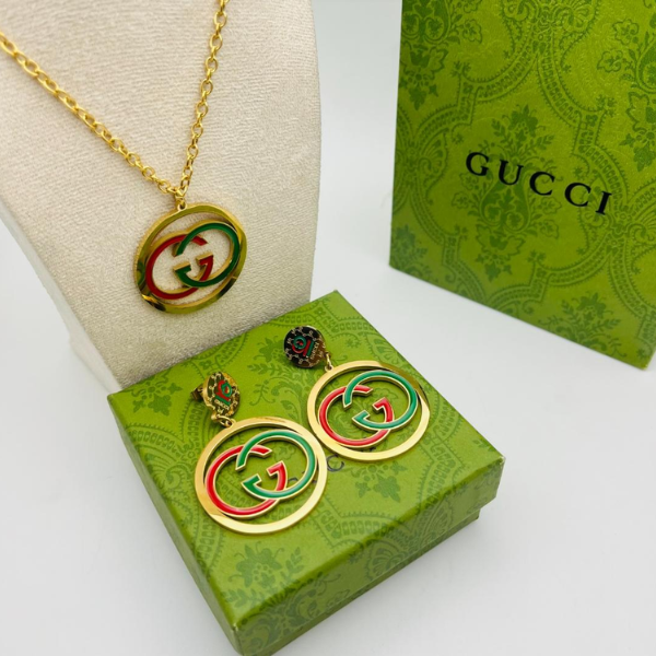 Luxury GG Pendant Jewelry Set